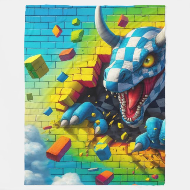 Couverture Polaire Créature Imaginaire (Devant)