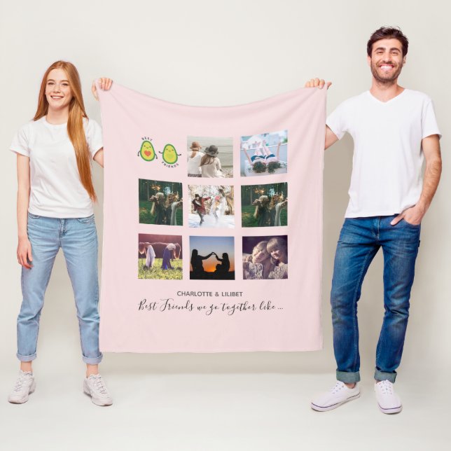Couverture Polaire Créez votre propre BFF Photo Collections cadeaux - (En situation)