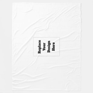 Couverture Polaire Créez votre propre blanc