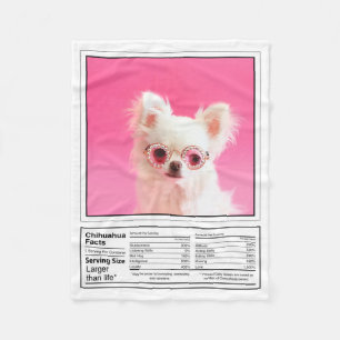 Couverture Polaire Créez votre propre race de chiens Faits Chihuahua 