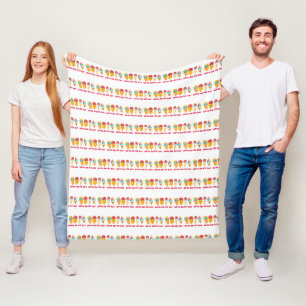 Couverture Polaire crème glglace