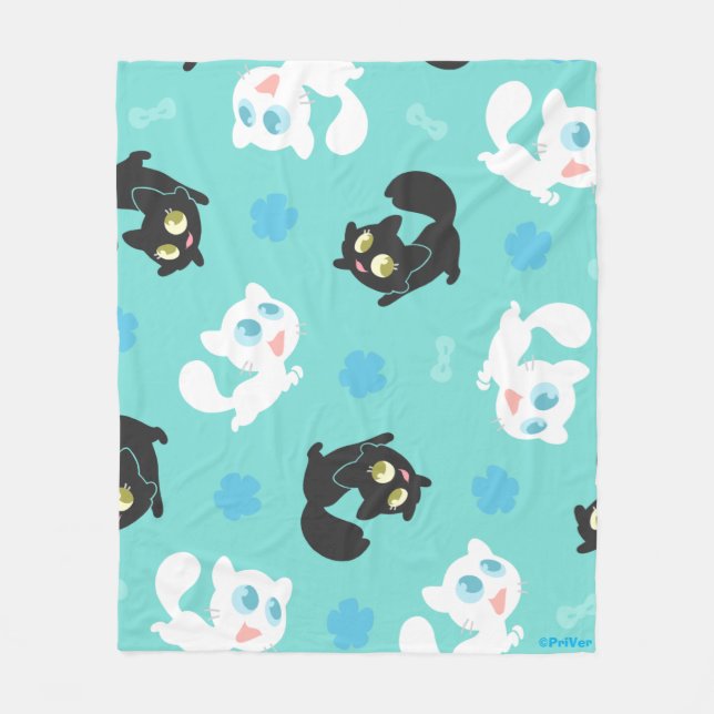 Couverture Polaire Créu & Petita Cuddle Blanket (aqua) (Devant)