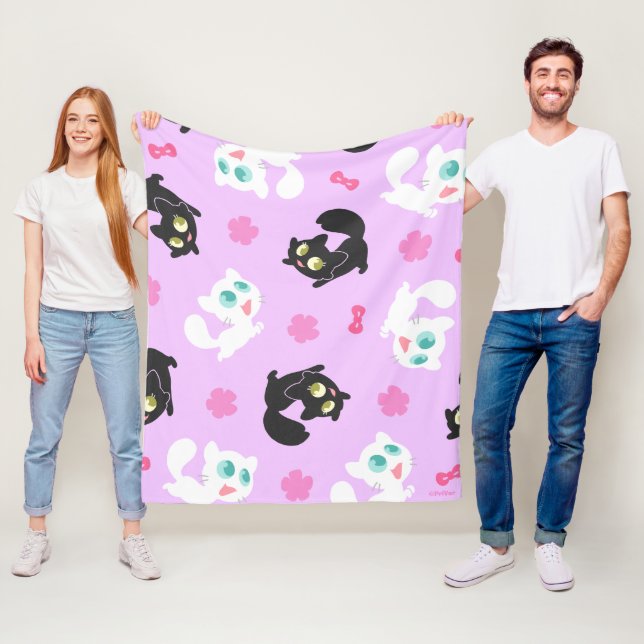 Couverture Polaire Créu & Petita Cuddle Blanket (rose) (En situation)