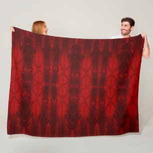 Couverture Polaire Cristal rouge 2