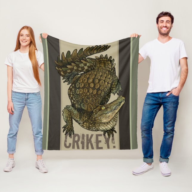 Couverture Polaire Crocodile Crikey ! (En situation)