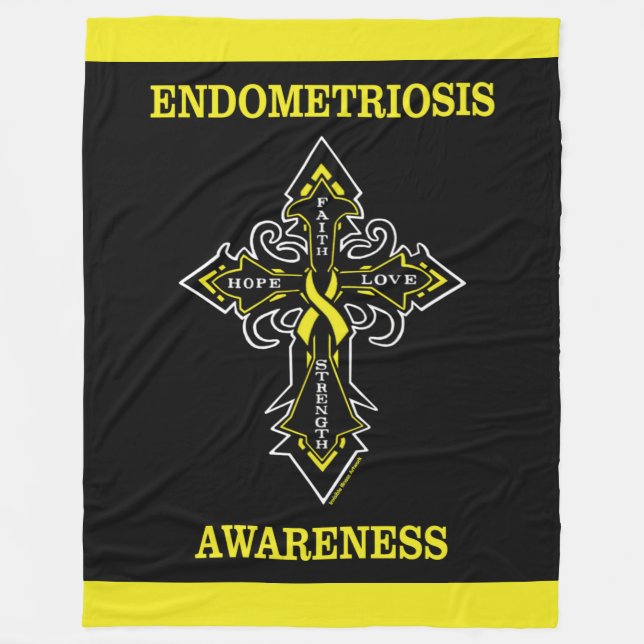 Couverture Polaire Croisement/Sensibilisation...Endometriose (Devant)