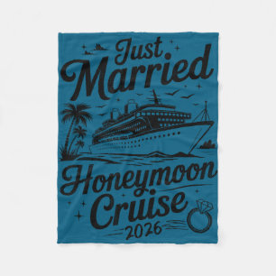 Couverture Polaire Croisière de lune de miel de mariage mignon 2026 j