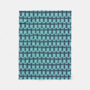 Couverture Polaire Croix chrétienne bleue différentes variantes