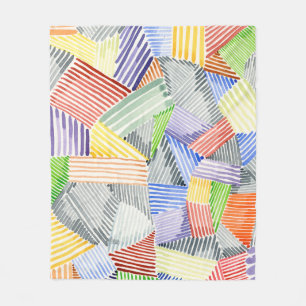 Couverture Polaire Crosshatch Quilt I