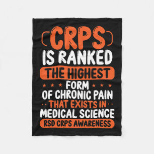 Couverture Polaire Crps Sensibilisation Douleur Chronique Orange Ribb