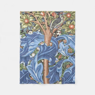 Couverture Polaire Cru floral de tapisserie de pivert de William
