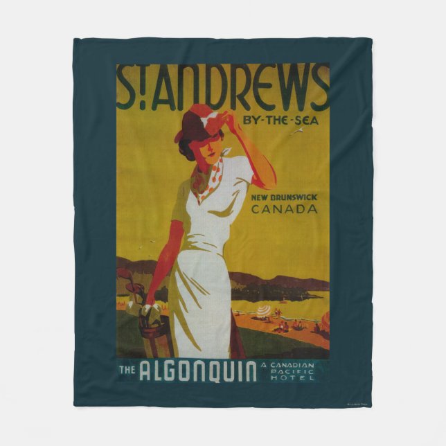 Couverture Polaire Cru PosterEurope d'algonquin de Saint Andrews (Devant)