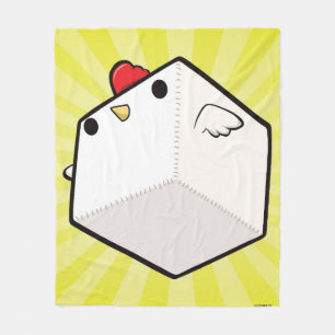 Couverture Polaire Cube mignon couvrant en poulet de Cockblock
