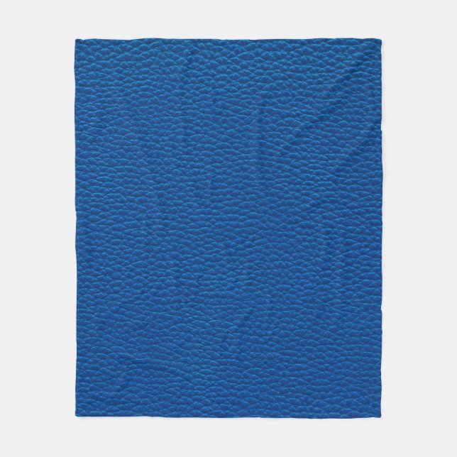 Couverture Polaire cuir bleu texture fond cuir, bleu, texour (Devant)
