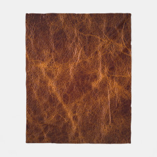Couverture Polaire cuir Brown textureleather, texture, arrière - plan
