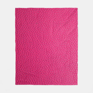 Couverture Polaire Cuir rose peau texture cuir