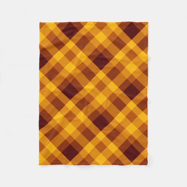 Couverture Polaire Cuisine Citrouille Orange Plaid Petite Blanche en  (Devant)