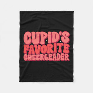 Couverture Polaire Cupids Favoris Pom-pom girl Saint Valentin Love Ch