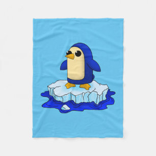 Couverture Polaire Curieux Kawaii mignon bébé pingouin