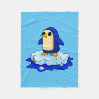 Couverture Polaire Curieux Kawaii mignon bébé pingouin