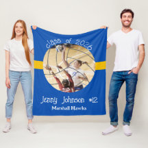 Custom Volleyball Picture Senior Night Graduation