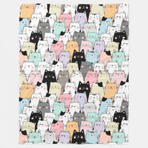 Cute Cats Blanche polaire