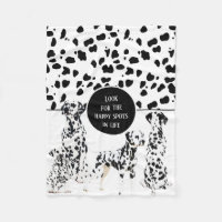 Cute Dalmatiens Noir & Blanc Zones Joyeuses