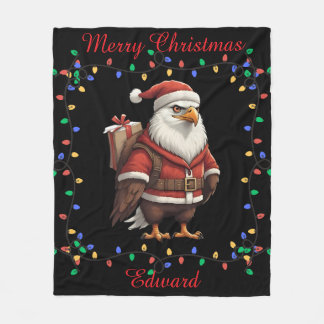 Couverture Polaire Cute Eagle Fleece Blanche