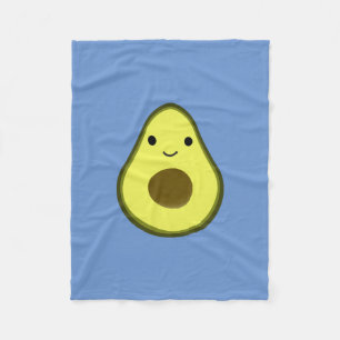 Couverture Polaire Cute Kawaii Avocado