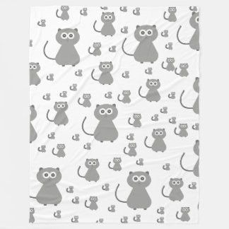 COUVERTURE POLAIRE CUTE MOTIF CAT