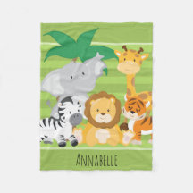 Cute Safari Jungle Lion Zebra Tigre Giraffe Animal