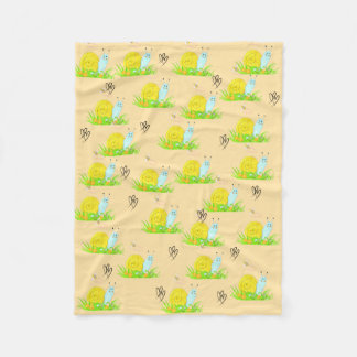 Couverture Polaire Cute Snail