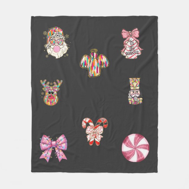 Couverture Polaire Cute trendy Christmas throw  (Devant)