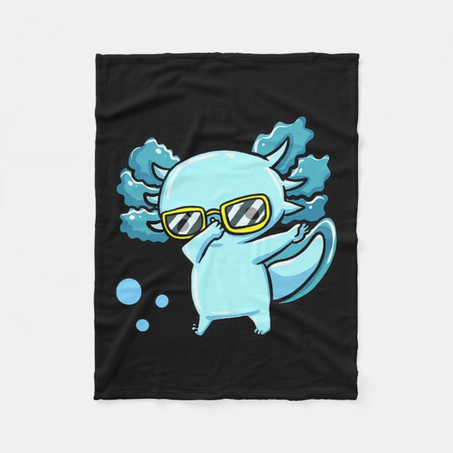 Couverture Polaire Dabbing Axolotl Enfants Garçon Toddler mignon Axol (Devant)