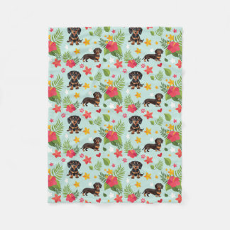 Couverture Polaire Dachshund don amusant