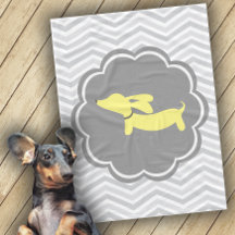 Dachshund Pépinière thématisée Jaune Sexe Neutre