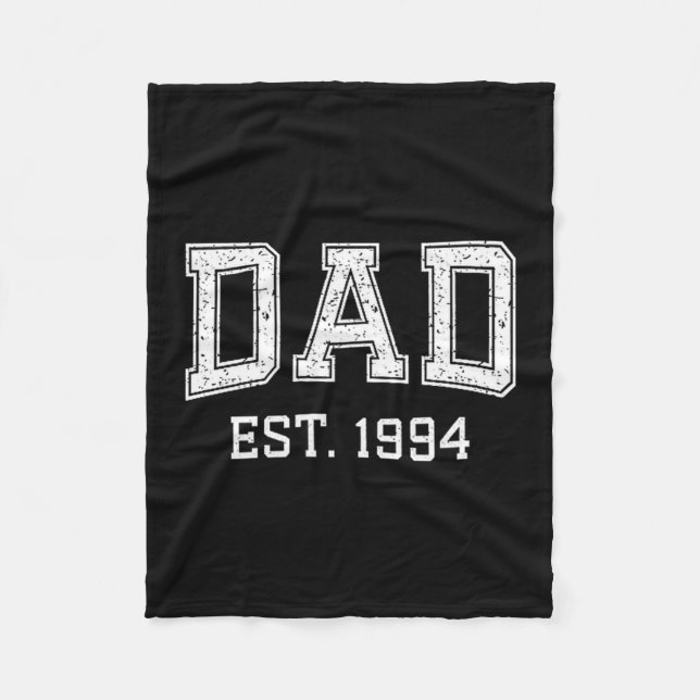 Couverture Polaire Dad Est 1994 Dad D Fathers Day Ized  (Devant)