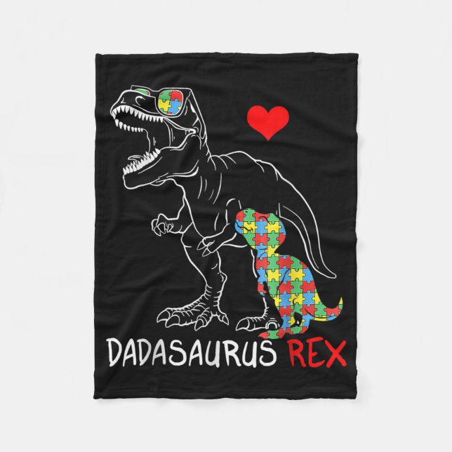 Couverture Polaire Dadasaurus Rex Autism (Devant)