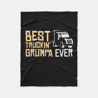 Couverture Polaire Daddy Cadeau Meilleur Grumpa Truckin Jamais