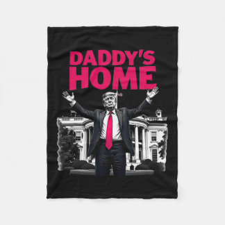 Couverture Polaire Daddy's Home Trump 2024 Maison Blanche Retour