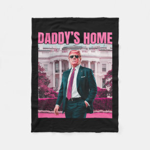 Couverture Polaire Daddy's Home Trump Pink 2024 America Ck 2024