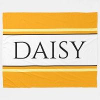 DAISY Bright Joli Golden Yellow White Stripes