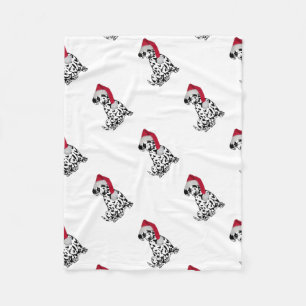 Couverture Polaire Dalmatie de Noël