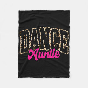 Couverture Polaire Dance Tante Leopard Danser Tante Vie Filles Femmes