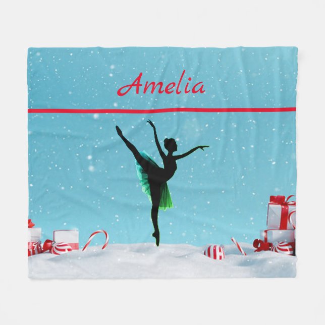 Couverture Polaire Dance Winter Wonderland (Devant (Horizontal))