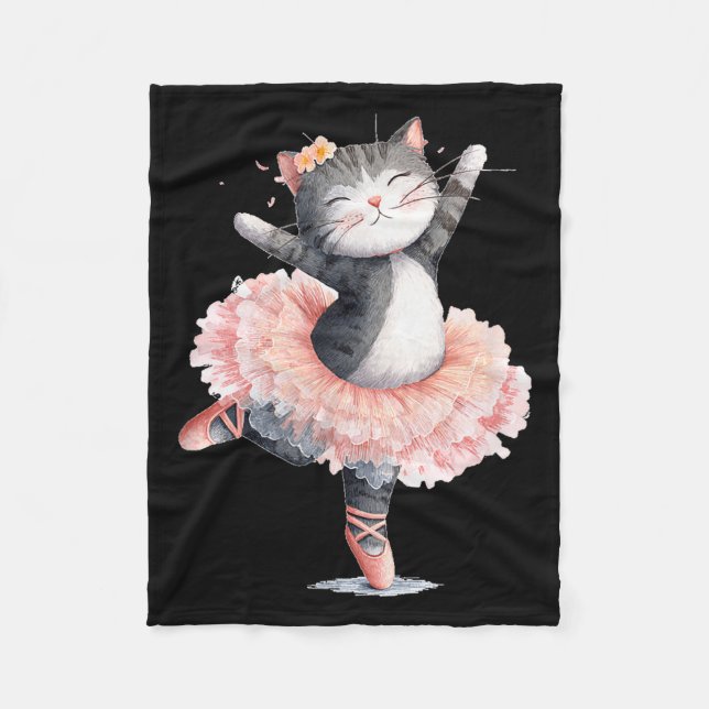 Couverture Polaire Dancing Tutu Cat Costume For Cats Lovers  (Devant)