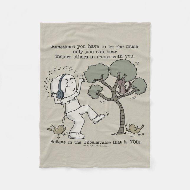 Couverture Polaire Danse (Devant)