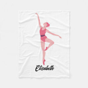 Couverture Polaire Danse ballerine personnalisation