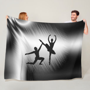 Couverture Polaire Danse de couple de ballet