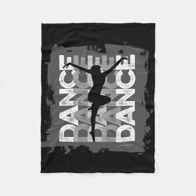 Couverture Polaire Danse et Lettres (danse) (Devant)